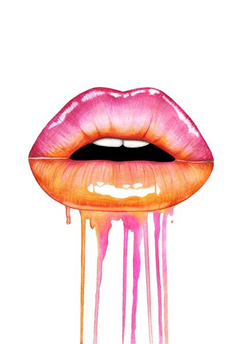 Jasmin Ekström | Lips painting, Pop art lips, Lips drawing