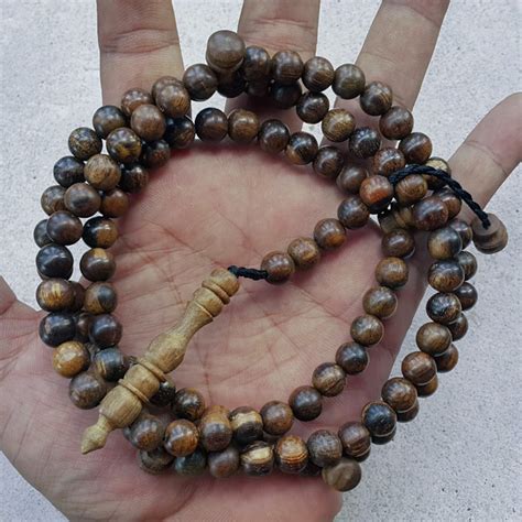 100 Dhikr Beads Borneo Aetoxylon Agarwood Islamic Tasbih - Etsy UK