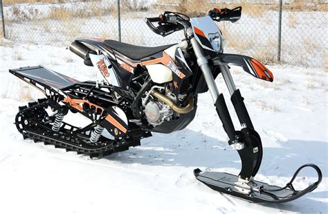 KTM Snowbike | Motorcross bike, Snow vehicles, Motorcycle adventure travel