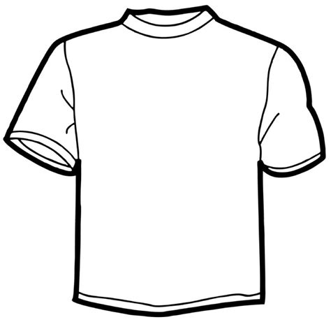 T Shirt Coloring Page ~ COLORING PAGES WORLD