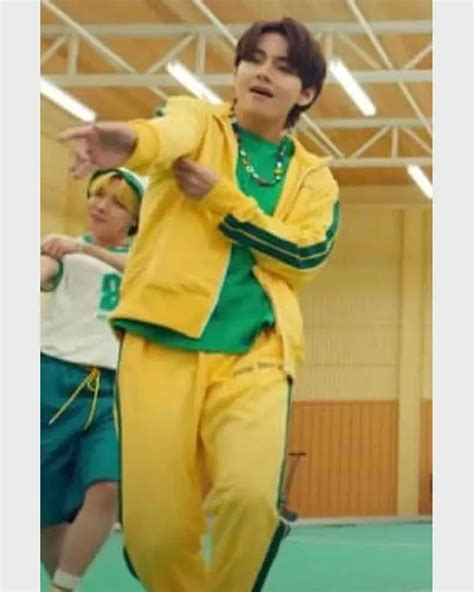 BTS Butter 2021 V Tracksuit | BTS Yellow Tracksuit - Jacket Hub