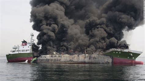 1 missing after explosion sparks fire on oil tanker off Japan coast - CNN