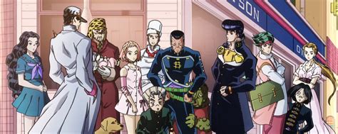 Pictures of Morioh in the background