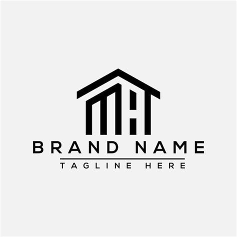 Premium Vector | MH Logo Design Template Vector Graphic Branding Element