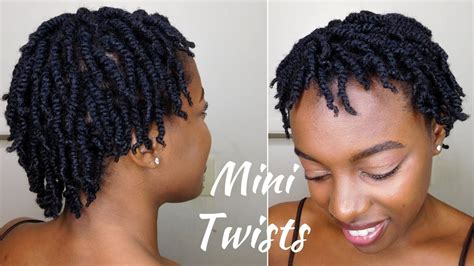 Mini Twists Natural Hair Twist Styles For Short Hair - Luanetg