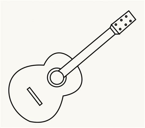 Step-by-Step: How to Draw a Guitar | Guitar drawing, Guitar patterns ...