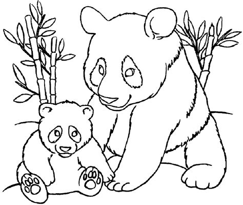 Panda Coloring Pages Free Printable