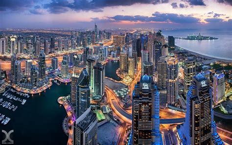 Dubai Marina through the Nikkor 19mm Tilt Shift Lens by Daniel Cheong ...