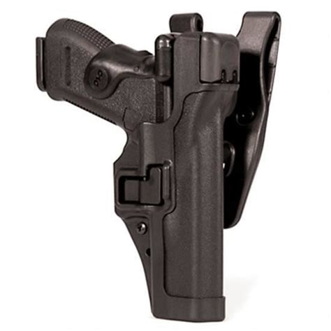 Holster BLACKHAWK! Level 3 SERPA Duty Right Matte Glock 20,21 | HQH System