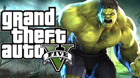 HULK MOD in GTA 5 ! - YouTube