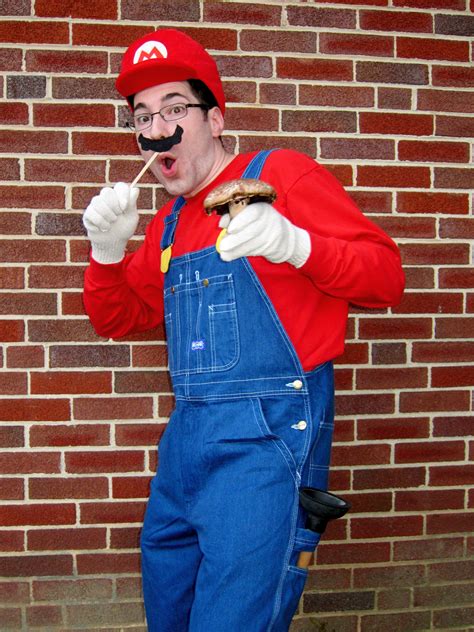 I threw together a Mario Halloween costume this year that turned out ...