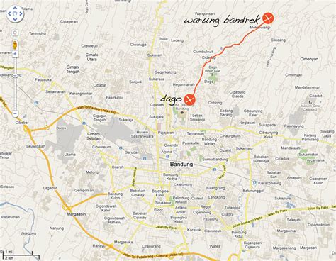 Bandung Map - Indonesia