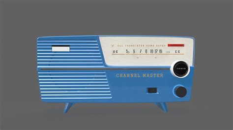 Retro Radio Model - TurboSquid 1844322