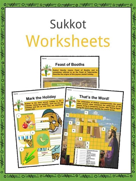 Sukkot Printables