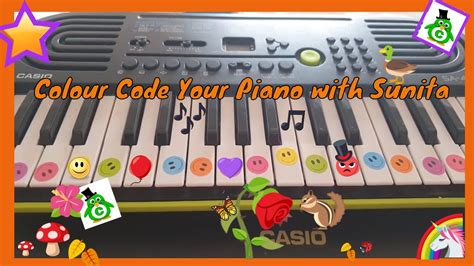 How To Color Code Piano Keys