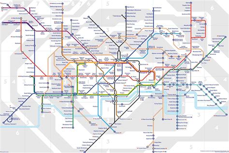 London Underground Map 2023 (PDF Format, Printable And Downloadable ...