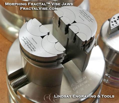 Morphing Fractal Engraving Vise Jaws