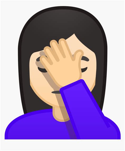 Transparent Facepalm Emoji - Slap In Face Emoji, HD Png Download ...