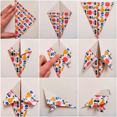 Pinterest DIY: origami birds | Wimke