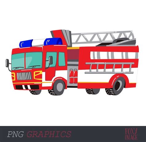 Fire Truck Clipart Cartoon Fire Engine