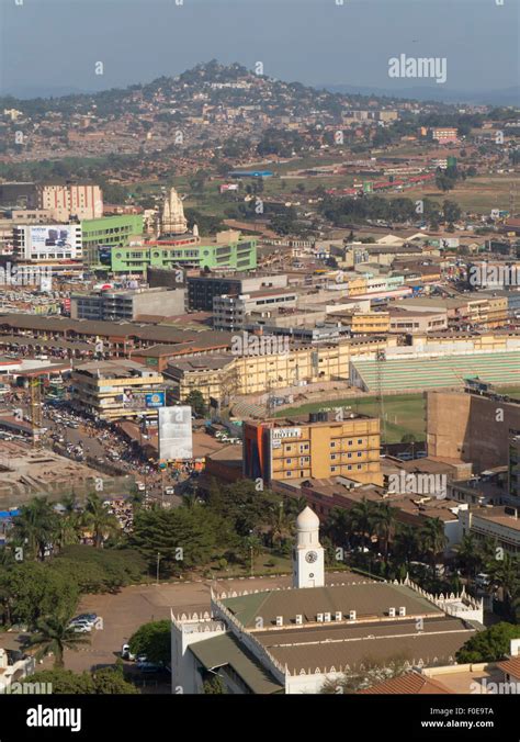 Uganda, Kampala city skyline Stock Photo - Alamy