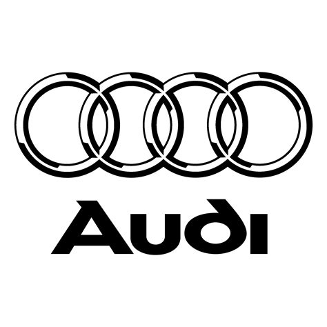 1995 Audi Logo Noir PNG Transparent & SVG Vector - Freebie Supply