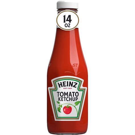 Heinz Tomato Ketchup, 14 oz Bottle - Walmart.com