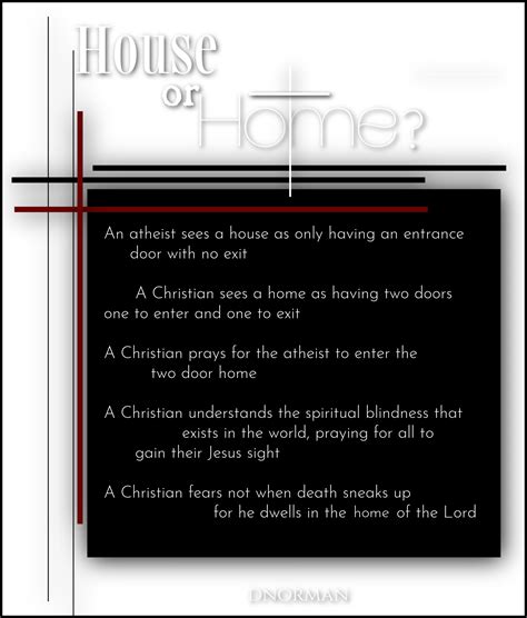 House Or Home-dnorman | Christian Poetry