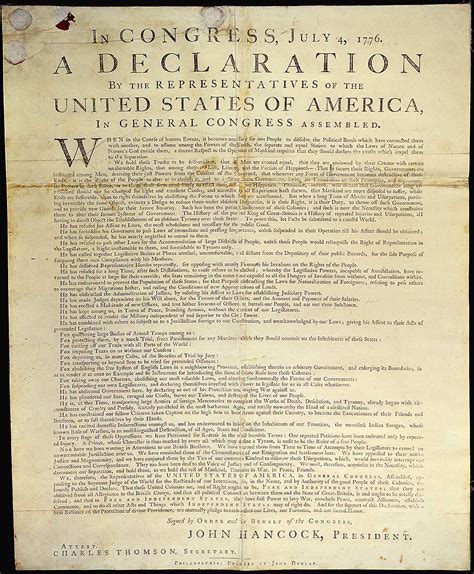 Declaration Of Independence