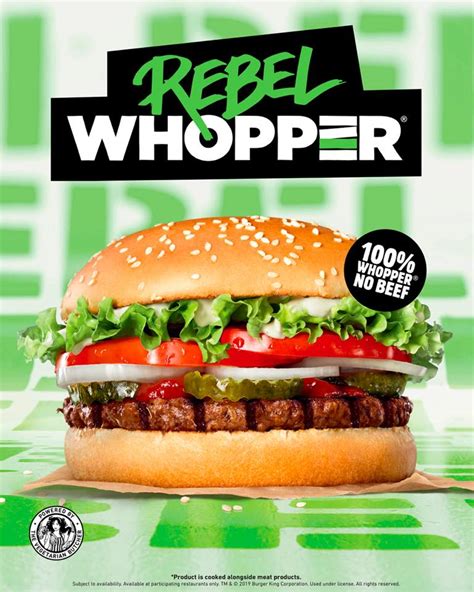 Burger King Rebel Whopper