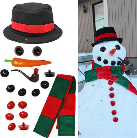 Amazon.com: JOYIN Snowman Kit Build Your Own Snowman Kids First Snowman ...