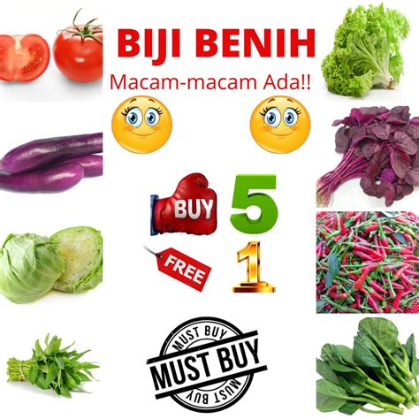 Biji Benih Sayur-Sayuran dan Buah Buahan | BeeCost