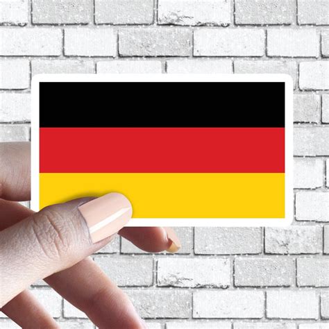 German Flag Germany Country Sticker – Too Sweet Designs