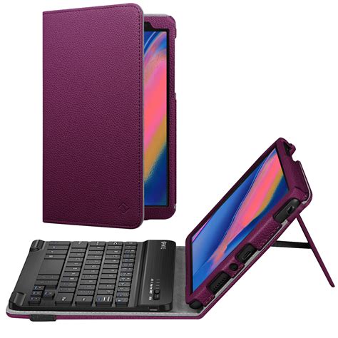 Fintie Folio Keyboard Bluetooth Keyboard Case for Samsung Galaxy Tab A ...