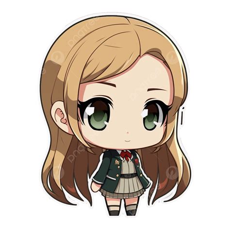 Cute School Anime Chibi Character, Anime, Chibi, School PNG Transparent ...