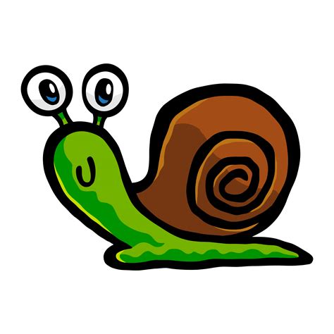 Snail cartoon illustration 546189 Vector Art at Vecteezy