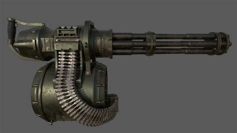 ArtStation - Minigun (Fallout 4)