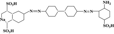 Chemical structure of Congo red dye the studied molecule (molecular ...