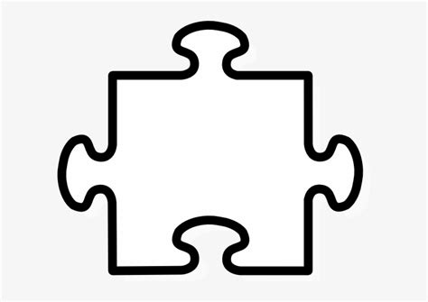 White Puzzle Piece Clip Art Vector Clip Art Online - Puzzle Clipart ...