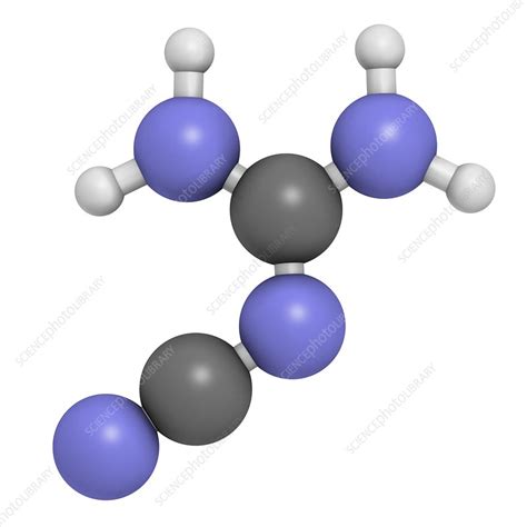 Dicyandiamide molecule - Stock Image - F012/9791 - Science Photo Library