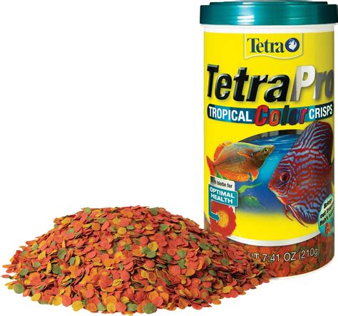 TETRA TETRAPro Tropical Fish Color Crisps Fish Food, 7.41-oz - Chewy.com