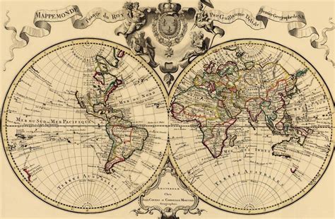 Vintage Map Wallpaper / Antique World Map Wallpaper - WallpaperSafari ...