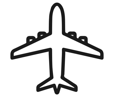 Airplane Symbol PNGs for Free Download