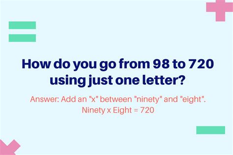 50 Math Riddles For Middle School: Questions And Answers Provided ...