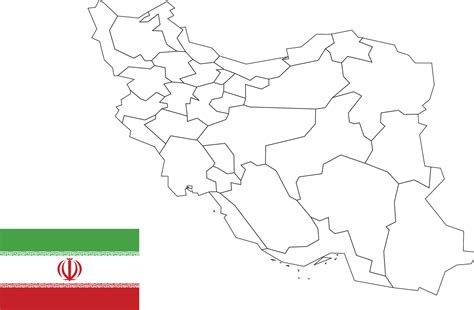 map and flag of Iran 10198976 Vector Art at Vecteezy