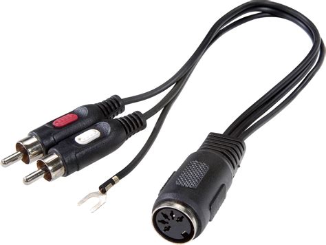 SpeaKa Professional SP-7869832 RCA / DIN connector Audio/phono Y ...