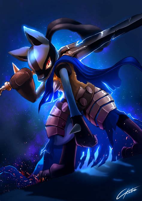 FUSION: Lucario + Artorias by CKibe on DeviantArt