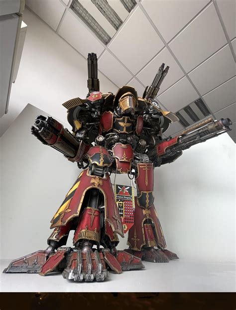 Forgeworld Warlord Titan paintover : r/Warhammer40k