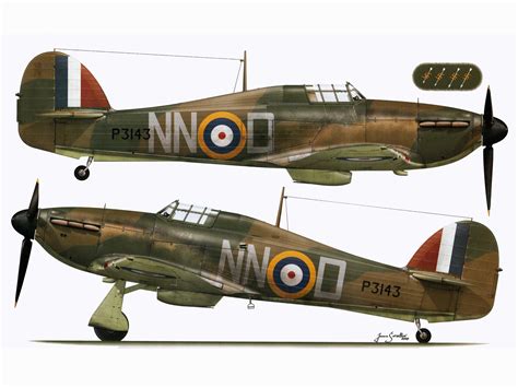 Asisbiz Hurricane I RAF 310Sqn Czech NND Bohumir Furst P3143-Duxford ...