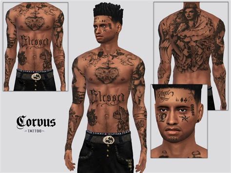 Corvus Tattoo | McLayneSims (Mick) | Sims 4 body mods, Sims 4, Sims 4 ...